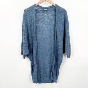 Modcloth Blue Open-Front Cardigan